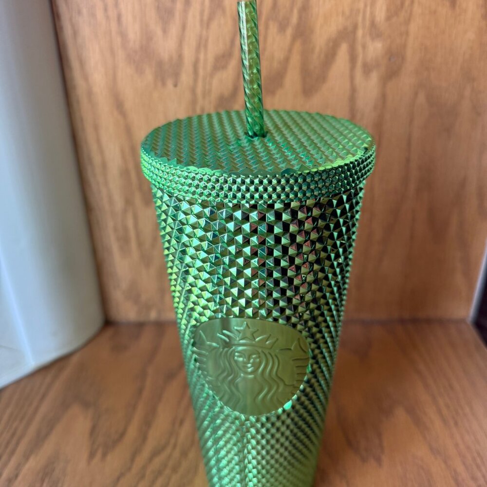 Starbucks 24oz Green Studded Tumbler